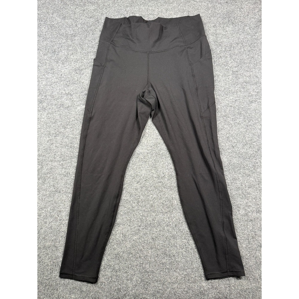 Fabletics PureLuxe Athletic Leggings Womens 2XL Black High Waist LG2041749-0001